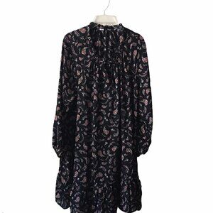 Old Navy Sheer Floral Print Dress